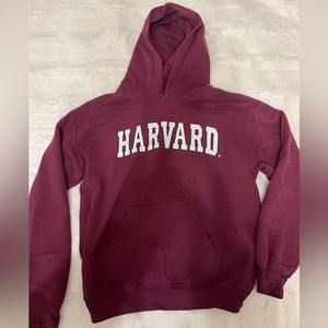 Harvard burgundy hoodie